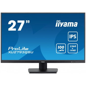 Monitor 27 cali ProLite XU2793QSU-B6 IPS,QHD,100Hz,HDMI,DP,2x2W,2xUSB(3.2), FreeSync