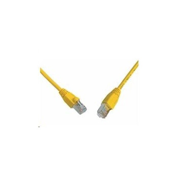 Patch kabel CAT5E SFTP PVC 2m žlutý snag-proof