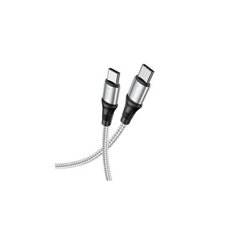 Data kabel HOCO X50 Exquisito, USB-C/USB-C (PD), 5A, 100W, 1m, šedá