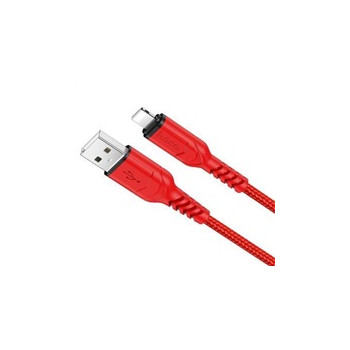 Data kabel HOCO X59 Victory, Lightning, 2,4A, 1m, červená