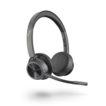 POLY 218478-01 słuchawki zestaw słuchawkowy Bezprzewodowy Opaska na głowę Biuro centrum telefoniczne USB Type-C Bluetooth Czarny