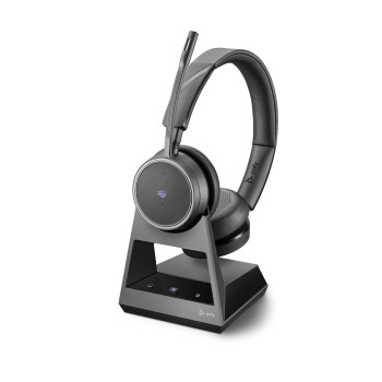 POLY Voyager 4220 UC Zestaw słuchawkowy Przewodowy i Bezprzewodowy Opaska na głowę Połączenia muzyka USB Typu-A Bluetooth