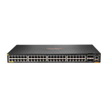 Hewlett Packard Enterprise ARUBA 6200F 48G CL4 4SFP+ Aruba 6200F 48G Class4 PoE 4SFP+ 370W, Managed, L3, Gigabit Ethernet (10/10