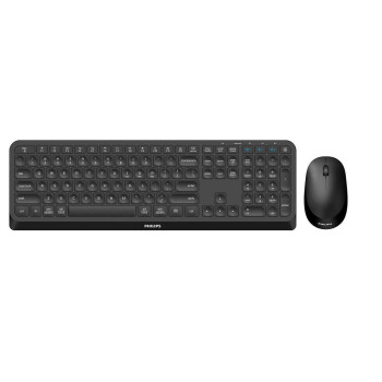 Philips Spt6407B/26 Keyboard Mouse Included Rf Wireless + Bluetooth Qwerty English Black