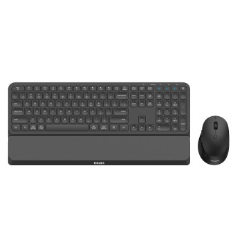 Philips 6000 Series Spt6607B Keyboard Mouse Included Rf Wireless + Bluetooth Black