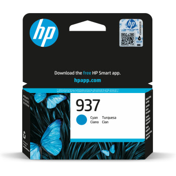 HP Oryginalny wkład z błękitnym atramentem 937