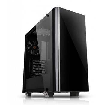Case THERMALTAKE View 21 Tempered Glass Edition MidiTower Not included ATX MicroATX MiniITX Colour Black CA-1I3-00M1WN-00