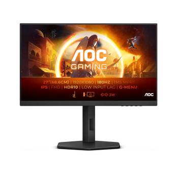 AOC 27G4X monitor komputerowy 68,6 cm (27") 1920 x 1080 px Full HD LED Czarny