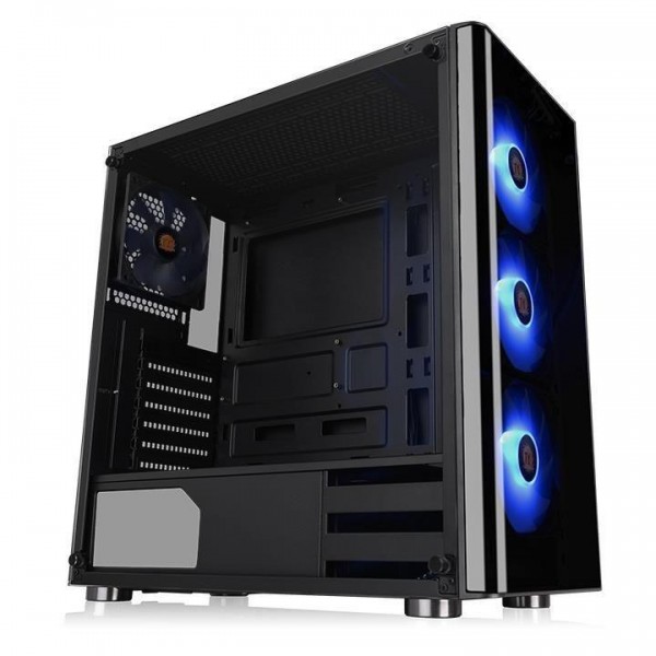 Case THERMALTAKE V200 TG RGB MidiTower Not included ATX MicroATX MiniITX Colour Black CA-1K8-00M1WN-01 Case THERMALTAKE V200 TG RGB MidiTower Not included ATX MicroATX MiniITX Colour Black CA-1K8-00M1WN-01
