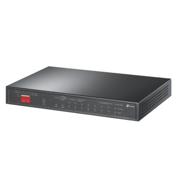 TP-Link TL-SG1210PP łącza sieciowe Nie zarządzany Gigabit Ethernet (10 100 1000) Obsługa PoE Czarny