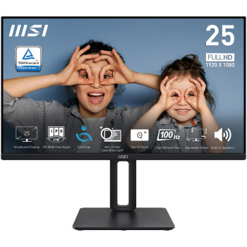 MSI PRO MP251P monitor komputerowy 62,2 cm (24.5") 1920 x 1080 px Full HD LED Czarny