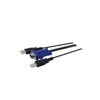 Fujitsu 2xUSB, VGA Y-shape kabel KVM