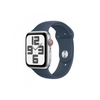 Apple Watch SE Alu. 44mm GPS+Cellular Silver Sport Band Blue S/M MRHF3QF/A