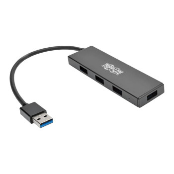 Tripp Lite U360-004-SLIM huby i koncentratory USB 3.2 Gen 1 (3.1 Gen 1) Type-A 5000 Mbit s Czarny