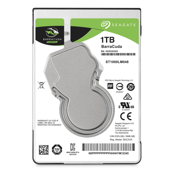 Seagate Barracuda 2.5" 2.5" 1 TB Serial ATA III Seagate Barracuda 2.5" 2.5" 1 TB Serial ATA III