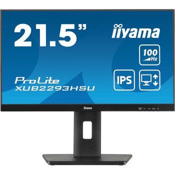 iiyama ProLite XUB2293HSU-B6 monitor komputerowy 54,6 cm (21.5") 1920 x 1080 px Full HD LED Czarny