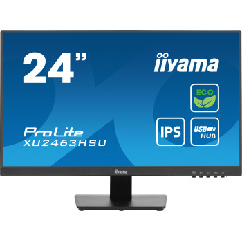 iiyama ProLite XU2463HSU-B1 monitor komputerowy 60,5 cm (23.8") 1920 x 1080 px Full HD LED Czarny