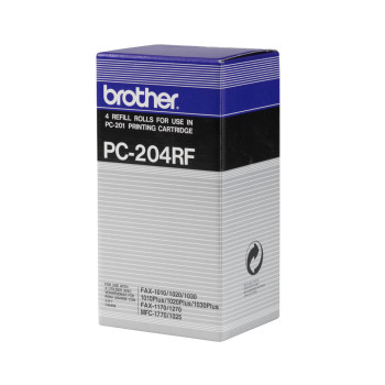 Brother PC-204RF akcesoria do faxu Wstążka do faksu 420 stron(y) Czarny 4 szt.
