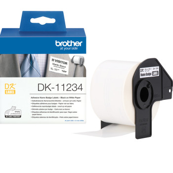 Brother DK-11234 etykiet do nadruku Biały Samoprzylepne etykiety do drukowania
