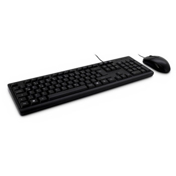 Inter-Tech Tas KB-118 Tastatur Maus-Set, QWERTZ, schwarz
