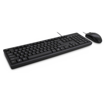 Inter-Tech Tas KB-118EN Tastatur Maus-Set, QWERTY schwarz