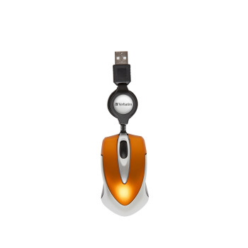 Verbatim Go Mini myszka USB Typu-A Optyczny 1000 DPI
