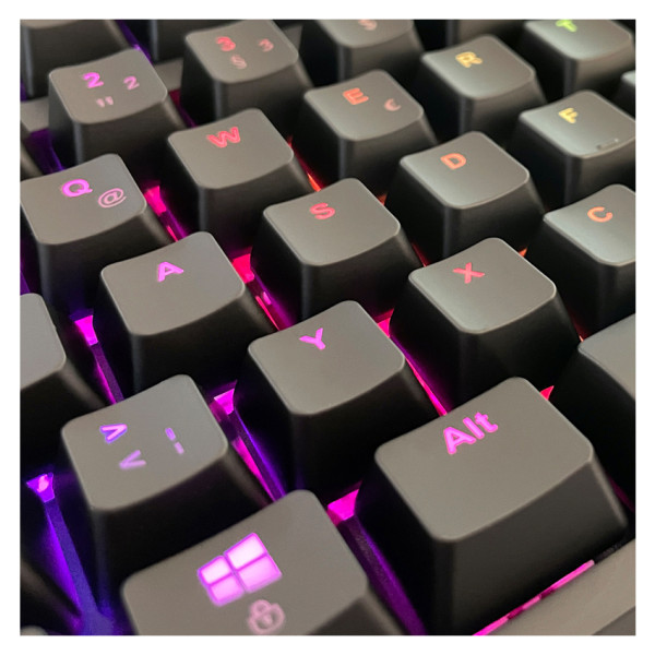 LC-Power Tas LC-KEY-MECH-2-RGB-C-W Mechanische TKL LC-Power Tas LC-KEY-MECH-2-RGB-C-W Mechanische TKL