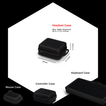 CATURIX ACCESSORY ecotec headset case black Gaming