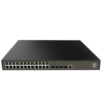 LevelOne GEL-2871 łącza sieciowe Zarządzany L2+ Gigabit Ethernet (10 100 1000) 1U Czarny