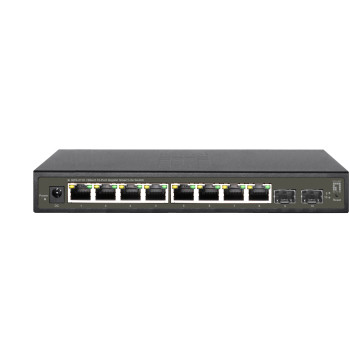 LevelOne GES-2110 łącza sieciowe Zarządzany L2 Gigabit Ethernet (10 100 1000) Czarny