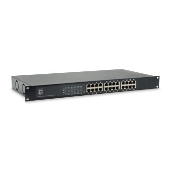 LevelOne GEP-2421W150 łącza sieciowe Nie zarządzany Gigabit Ethernet (10 100 1000) Obsługa PoE Czarny