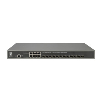 LevelOne GTL-2091 łącza sieciowe Zarządzany L3 Gigabit Ethernet (10 100 1000) Szary