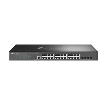 TP-Link Omada SG3428 łącza sieciowe Zarządzany L2 L3 Gigabit Ethernet (10 100 1000) 1U Czarny