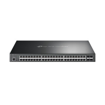 TP-Link Omada SG3452P łącza sieciowe Zarządzany L2 L3 Gigabit Ethernet (10 100 1000) Obsługa PoE 1U Czarny