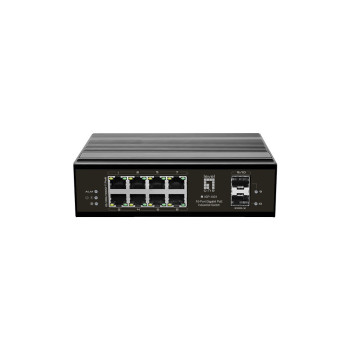 LevelOne IGP-1031 łącza sieciowe Gigabit Ethernet (10 100 1000) Obsługa PoE Czarny