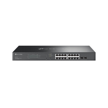 TP-Link Omada SG2218P łącza sieciowe Zarządzany L2 L2+ Gigabit Ethernet (10 100 1000) Obsługa PoE 1U Czarny