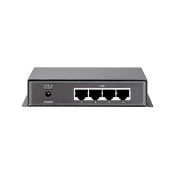LevelOne GEP-0520 łącza sieciowe Gigabit Ethernet (10 100 1000) Obsługa PoE Czarny
