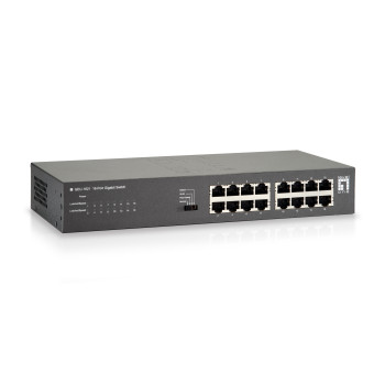 LevelOne GEU-1621 łącza sieciowe Gigabit Ethernet (10 100 1000) Szary