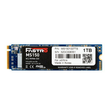 MegaFastro SSD 1TB MS150 Series PCI-Express NVMe intern retail