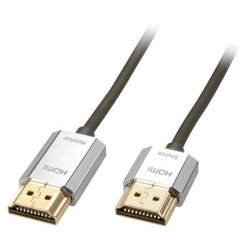 Lindy 41675 kabel HDMI 3 m HDMI Typu A (Standard) Szary