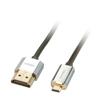 Lindy 41681 kabel HDMI 1 m HDMI Typu A (Standard) HDMI Typu D (Micro) Czarny