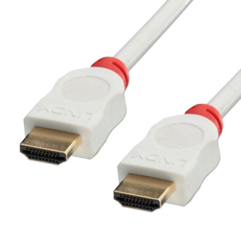 Lindy 41410 kabel HDMI 0,5 m HDMI Typu A (Standard) Czerwony, Biały