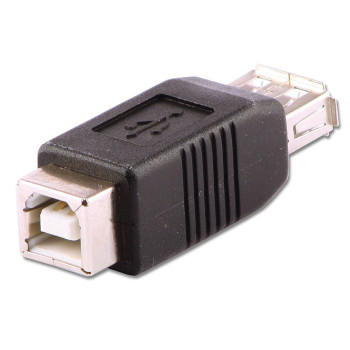 Lindy 71228 zmieniacz płci   kabli USB A USB B Czarny