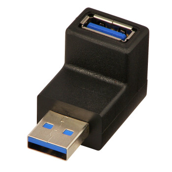Lindy 71260 zmieniacz płci   kabli USB A Czarny