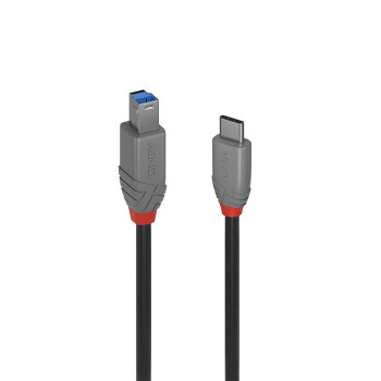 Lindy 36668 kabel USB 3 m USB 3.2 Gen 1 (3.1 Gen 1) USB C USB B Czarny