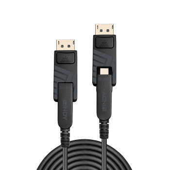 Lindy 38484 kabel DisplayPort 50 m Mini DisplayPort Czarny