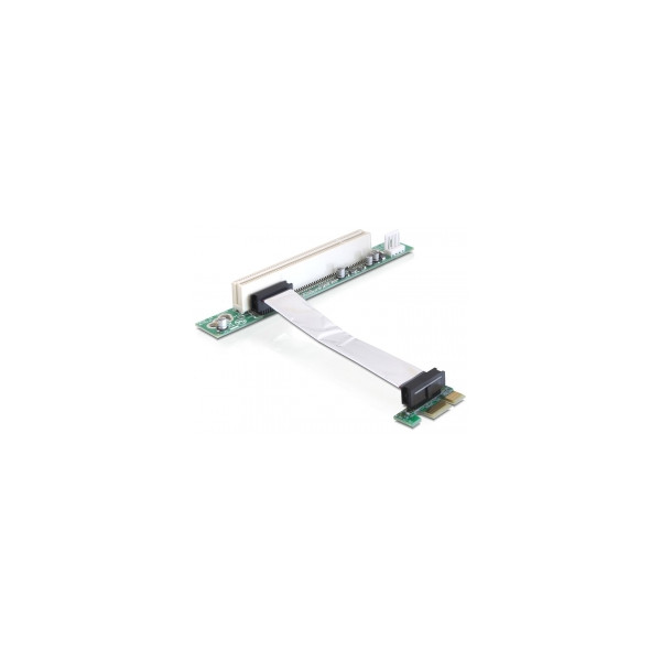 DELOCK Riser Card PCIe x1 - PCI 32bit 5v flexibles Kabel DELOCK Riser Card PCIe x1 - PCI 32bit 5v flexibles Kabel