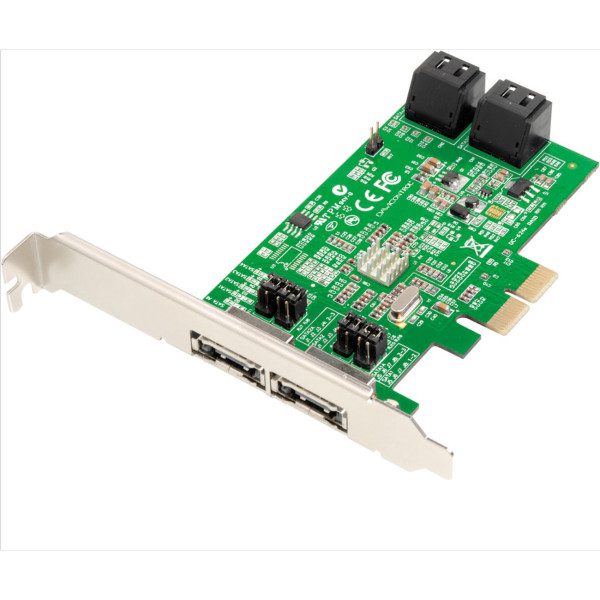 Dawicontrol PCI Card PCI-e DC-624e RAID R2 4-Kanal SATA 6G retail Dawicontrol PCI Card PCI-e DC-624e RAID R2 4-Kanal SATA 6G retail