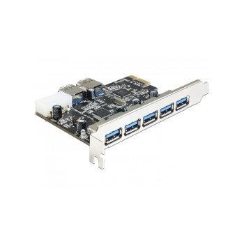 DELOCK PCI Expr Card 5x USB3.0 ext 2x USB3.0 int