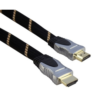 Schwaiger HDMI-Kabel 1,5m HQ SchwarzGewebe
